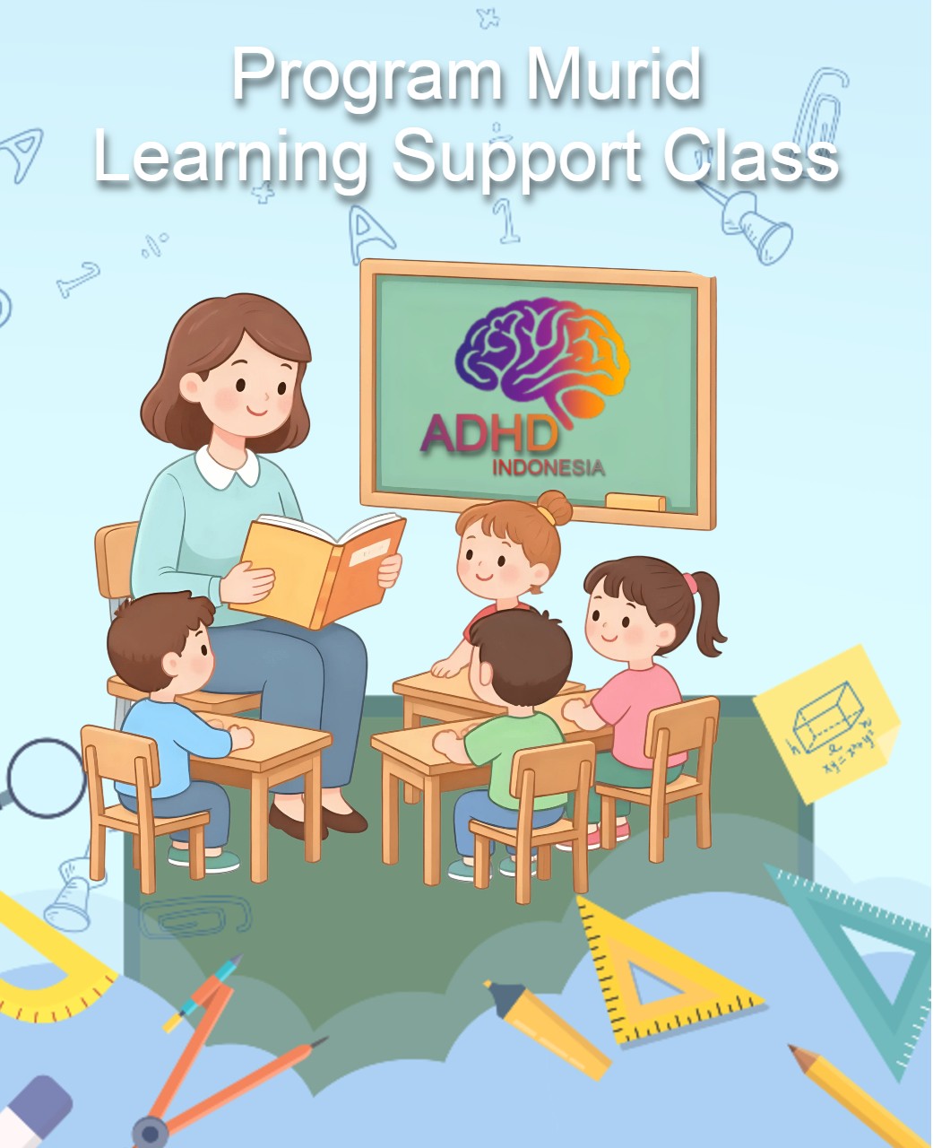 Program ADHD Indonesia Kabupaten Asmat Kelas Pendampingan Belajar (Learning Support Class)